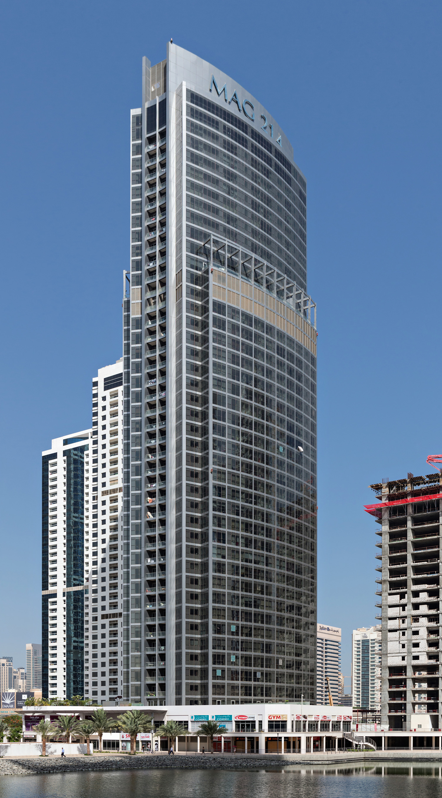 MAG 214, Dubai - View from the east. © Mathias Beinling